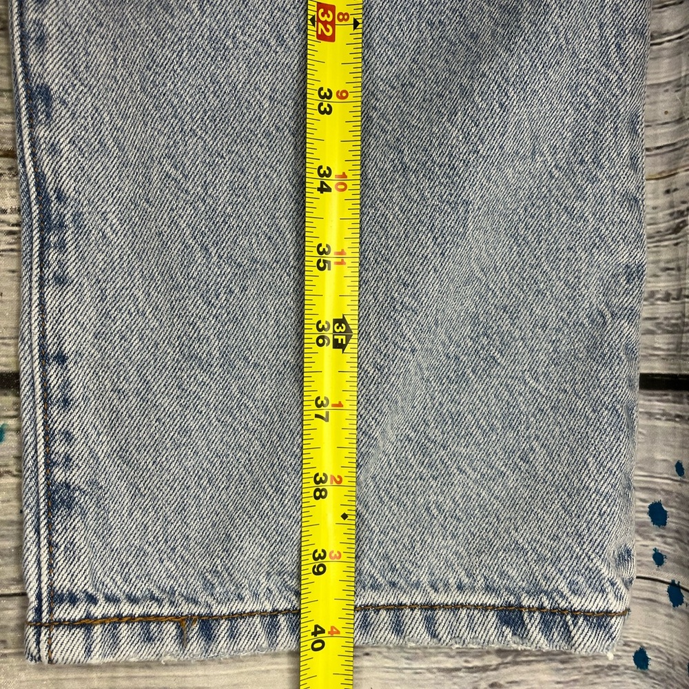 Levis Ribcage Straight Ankle Light Wash Button Fly Jeans Size 28 - Picture 9 of 15
